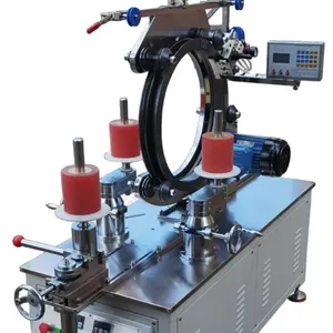 ماكينة تلف المحولات الكهربائية شبه الآلية 1.0-4.0 ملليمتر محرك سيرفو من سلك النحاس المحوري مع شاشة تعمل باللمس للمحولات