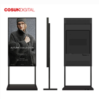 Afficheur numérique à double face haute luminosité pour vitrine, publicité en ascenseur, métros, centres commerciaux