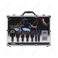 Audix DP72 Kit de microphone professionnel pour batterie Instrument de musique dynamique Ensemble de microphones pour batterie avec support