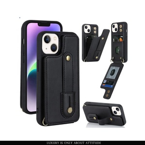 Nueva llegada Card Wallet Pu Funda de teléfono de cuero para <span class=keywords><strong>iPhone</strong></span> 12 <span class=keywords><strong>13</strong></span> 14 15 16 <span class=keywords><strong>Pro</strong></span> <span class=keywords><strong>Max</strong></span> Funda para teléfono móvil - Product Image 6