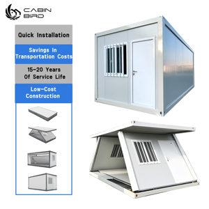 40 <span class=keywords><strong>ft</strong></span> ánh sáng thép gấp prefab container 20 <span class=keywords><strong>ft</strong></span> mở rộng Nhà <span class=keywords><strong>5</strong></span> phòng ngủ phòng tắm đúc sẵn biệt thự cho khách sạn - Product Image 4