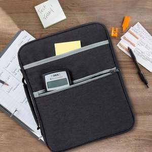 Classeur à anneaux BSCI de 3 pouces, capacité de 400 pages, sangle d'épaule amovible, classeur extensible à 5 onglets, échantillon gratuit, fabriqué en polyester - Product Image 3