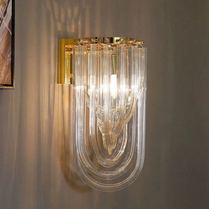 Hậu hiện đại sáng tạo kính tường đèn phòng khách phòng ngủ sang trọng nghiên cứu nền tường nghệ thuật Mô hình phòng biệt thự cạnh giường ngủ Đèn tường - Product Image 1