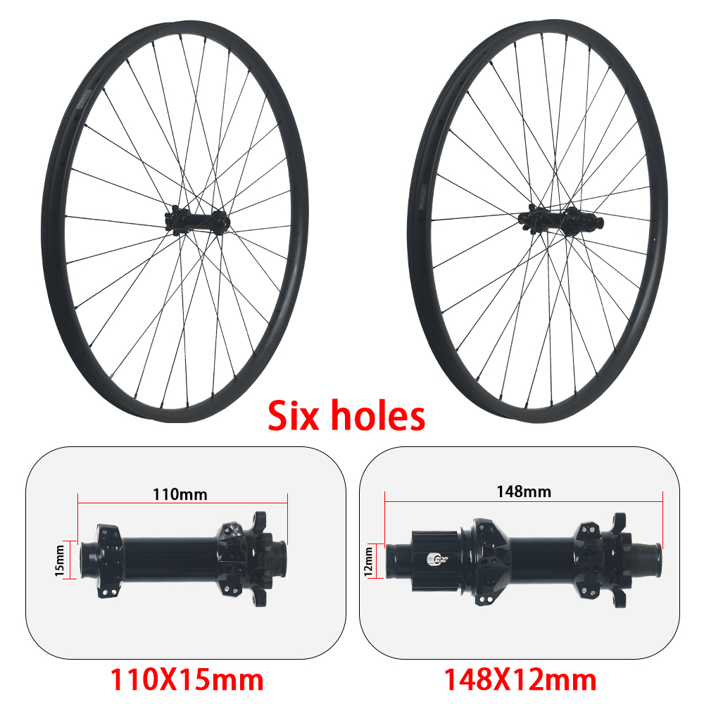 black Center lock 110*15/148*12mm