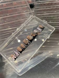 <span class=keywords><strong>Uñas</strong></span> Acrílicas de Moda al por Mayor de Fábrica, Hechas a Mano, Manicura Francesa de Lujo, Juego de 10 Piezas, Diseño 3D para Dedos con Pegamento - Product Image 3