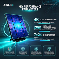 Écran d'affichage LED pliable P1.25-P2.5, signalisation numérique HD mobile sur roues pour centres commerciaux, expositions et publicité de détail