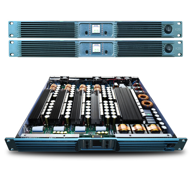 MORIN K416 15KG Light Weight Professional Audio 1U 4 Channel 2 Ohms Stable Digital Power Amplifier