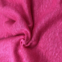 Großhandel 500kg Leinen Textil Kleid Stoff Bedrucktes Muster 100% Strick Jersey Leichtes, glattes Schuss gefärbtes PP Bag Shirt ing