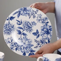 Vaisselle de la série Porcelaine Bleue et Blanche, Vaisselle aux éléments chinois, Vente en gros et au détail