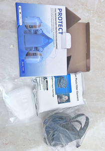 सिलिकॉन सामग्री 7502 आधा चेहरा गैस मास्क 7-टुकड़े श्वसन पूर्ण सेट पुनः प्रयोज्य गैस मास्क श्वसन - Product Image 2