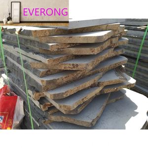 مسار الحجر الطبيعي غير النظامية ، رصف الرمادية البازلت الصدئة لساحة الحديقة ، ممر ممر الحديقة - Product Image 2