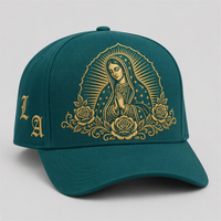 Casquette de baseball personnalisée style Old English, 5 panneaux, visière incurvée, style Dad Hat, streetwear urbain West Coast, vente en gros, faible MOQ