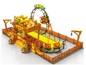 Parco Giochi all'Aperto a Tema Paperella, Area Giochi Personalizzata per Bambini per Centri Commerciali, Piazze ed Eventi - Product Image 4
