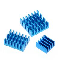 Para Raspberry Pi 4 disipador de calor 3 uds Kit disipador de calor de aluminio radiador Kit de refrigeración enfriador Raspberry Pi 4B