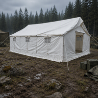 Tente d'urgence durable et peu coûteuse pour les réfugiés en cas de catastrophe, tente de secours imperméable pour l'extérieur