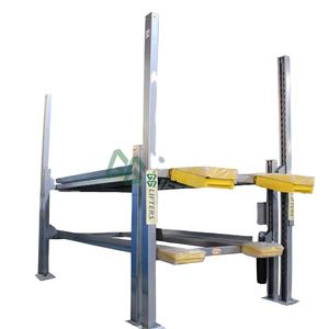 Автомобильный парковочный подъемник с тройным штабелем, 3 уровня, четыре стойки, стальная пластиковая кнопка для управления гаражным оборудованием для Автостоянки - Product Image 6