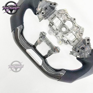 Volant de voiture en fibre de carbone pour Peugeot <span class=keywords><strong>308</strong></span> <span class=keywords><strong>GTI</strong></span> 2014, livraison rapide d'usine - Product Image 5