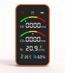 <span class=keywords><strong>Détecteur</strong></span> d'oxygène portable OEM ODM personnalisé 5 en 1, moniteur numérique de température, d'humidité et de qualité de l'air, <span class=keywords><strong>détecteur</strong></span> de <span class=keywords><strong>gaz</strong></span> pour le <span class=keywords><strong>camping</strong></span> - Product Image 1