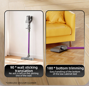 <span class=keywords><strong>Aspirateur</strong></span> sans fil cyclonique Brotec 2026, personnalisé, de haute qualité, pour usage domestique, avec <span class=keywords><strong>tube</strong></span> télescopique violet - Product Image 2