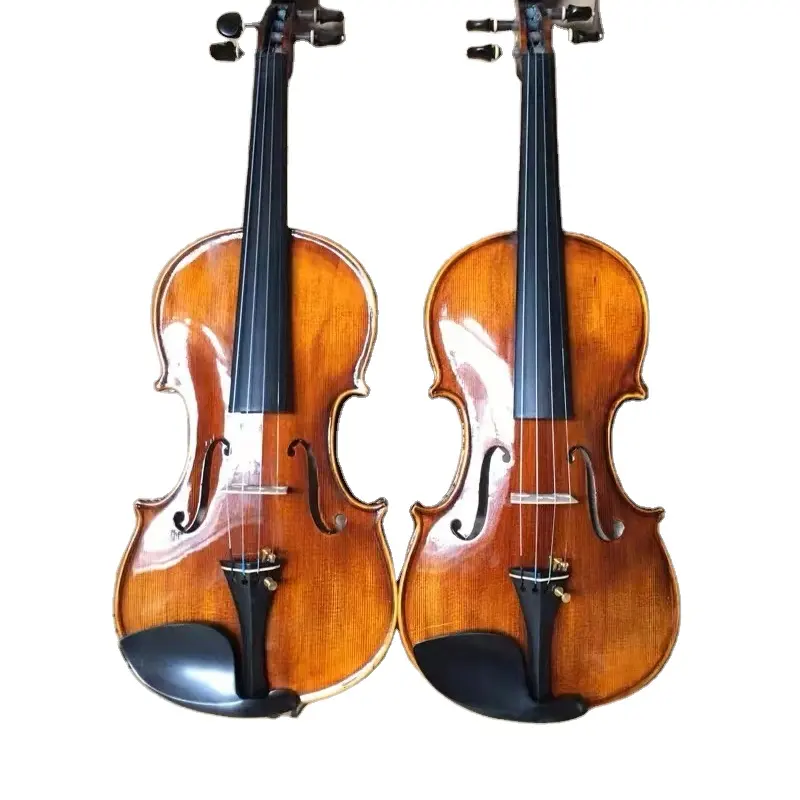 High Class Customized Solid Wood Flame Violin