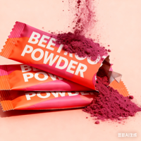 Poudre de betterave biologique séchée par pulvérisation pure 100%