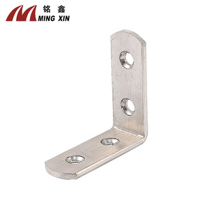 Support d'angle en acier inoxydable Mingxin, 90 degrés, forme en L, épaissi, pour connecteurs de meubles et d'armoires - Product Image 5