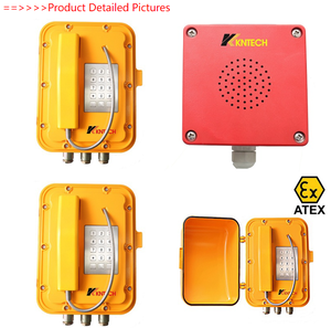 KNEX7 Téléphone industriel d'urgence extérieur IP66 étanche avec annulation d'écho Téléphone filaire certifié ATEX antidéflagrant - Product Image 6