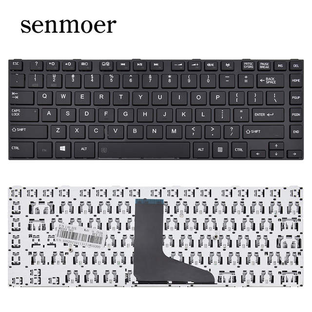 Hot Sale Laptop Keyboard for Toshiba Satellite L40 L40-A L40D L40D-A L45 L45-A L45D L45D-A L45T L45T-A 65MM with Black Frame