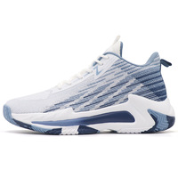 Chaussures de course et de basketball multi-usages pour hommes, respirantes, en maille Fly Knit, avec amorti, semelle extérieure en caoutchouc antidérapante et résistante à l'usure