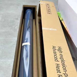 7.5 밀 99% 열 거부 채광창 얼음 갑옷 UV 차단 라이트 블루/blcak 컬러 TPU 자동차 파노라마 채광창 보호 필름 - Product Image 5