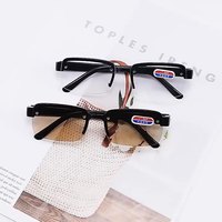 Lunettes de lecture sans monture en cristal anti-lumière bleue 2026, vente en gros pour vendeurs de rue