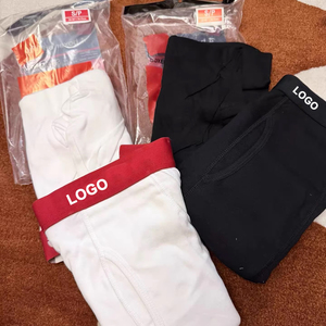 2025 all'ingrosso ODM Logo personalizzato <span class=keywords><strong>uomo</strong></span> Boxer <span class=keywords><strong>slip</strong></span> <span class=keywords><strong>100</strong></span>% <span class=keywords><strong>cotone</strong></span> senza cuciture traspirante vita aperta biancheria intima bassa MOQ prezzo di fabbrica - Product Image 3