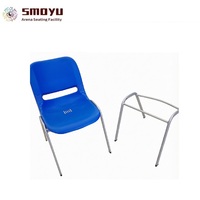 Silla Plegable de Plástico Multiusos, Moderna, Portátil, Ligera, Apilable, Ecológica, Duradera, para Conferencias, Reuniones, Oficina, Escuela
