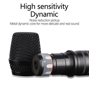 Mezclador de Audio Profesional de Alta Calidad con 2 Micrófonos Inalámbricos para Karaoke, Video e Iluminación - Product Image 4