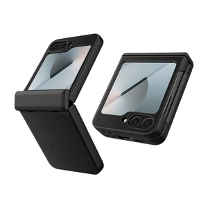 เคสโทรศัพท์แบบเต็มตัวสำหรับ Samsung Galaxy Z Flip ลดราคา 40% พร้อมผิวสัมผัสหนังลายลิ้นจี่ จัดส่งข้ามประเทศ - Product Image 5