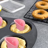 2025 Neue Idee Französische Dessert formen Kreatives DIY-Back dekorations werkzeug für Cupcake-Gebäck kolben Silikon-Gebäck kolbenform