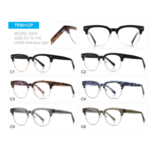 Gafas XINLI 2204 Clásicas para Hombre con Protección Anti Luz Azul, Montura Completa TR90, para Uso Diario, Venta al Por Mayor - Product Image 6