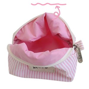 Bolsa de Maquillaje Cosmética de Lona Blanca con Cierre, de Alta Calidad, Grande, Ecológica, Libre de BPA, Certificada GOTS, Marca Privada - Product Image 1