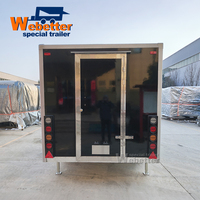 Webetter Carritos Foodtruck Remorque de concession mobile pour café, jus, gelato, chariot de restauration avec équipement de cuisine complet