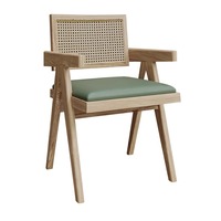 Ensemble de table et de chaises de salle à manger modernes en bois massif pour cafés, restaurants et hôtels