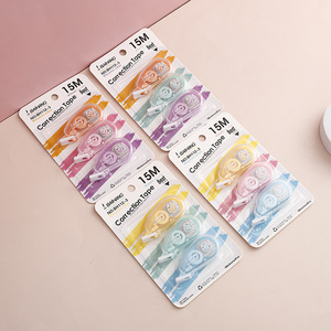 15M Mini cinta de <span class=keywords><strong>corrección</strong></span> Simple papelería estudiante suministros creativos suministros de oficina 3 uds cinta de <span class=keywords><strong>corrección</strong></span> papelería de plástico - Product Image 5