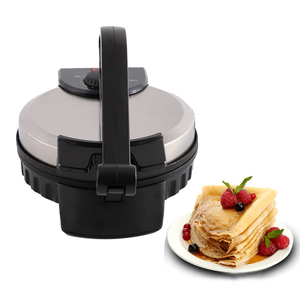 Máquina para Hacer Crepas y Roti Eléctrica Automática Antiadherente de Acero Inoxidable con Control de Temperatura, Portátil para Uso en el Hogar y Hoteles - Product Image 4