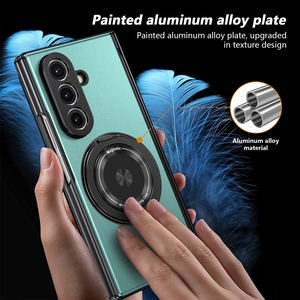 Pour <span class=keywords><strong>Samsung</strong></span> Z Fold 7 étui de téléphone portable pliant support métallique magnétique housse de protection pour <span class=keywords><strong>Samsung</strong></span> Z Fold 6 5 4 3 coque de téléphone - Product Image 3