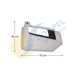 Parachoques de esquina inferior derecho nuevo (blanco) - Product Image 1