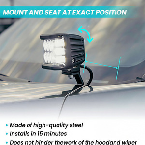 Support de montage LUMA en aluminium pour éclairage de poteau A, pour Tacoma 4e génération 2024-2026, accessoires extérieurs tout-terrain, nouveauté haute performance - Product Image 4