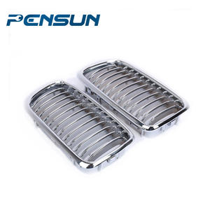 Grille de <span class=keywords><strong>calandre</strong></span> de capot avant chromé en matière plastique ABS personnalisée en usine pour BMW <span class=keywords><strong>E38</strong></span> Série 7 740i 740iL 750iL 1995-2001 - Product Image 5