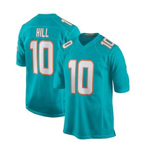 Dolphins 10 Tyreek Hill 13 Marino Jersey Set Bestickt für Fußball uniform Kurze Sommers port bekleidung Shirts Tops für Erwachsene - Product Image 2