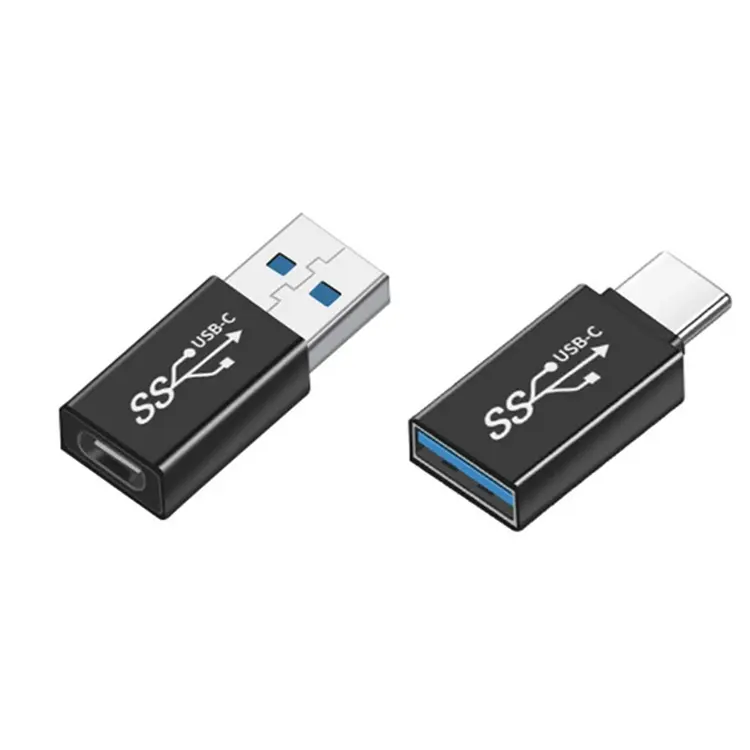 USBC-USB3.1アダプターType-Cメス-USBオスコンバーターType C OTG for Phone Macbook Ipad Pro Google Pixel