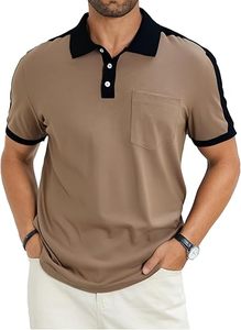Nhà máy cung cấp giản dị Mens bông/Polyester lỏng phù hợp với Ngắn Tay Áo polo Áo Sơ Mi Thời Trang OEM - Product Image 6