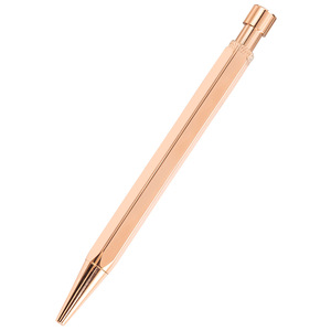 Chất lượng cao retro 1.0mm Brass bấm vào bút bi biểu tượng tùy chỉnh hình lục giác sang trọng kim loại bút bi - Product Image 6